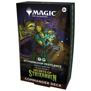 Secrets Of Strixhaven Commander Deck Witherbloom Pestilence Magic The Gathering Trading Cards