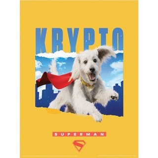 Krypto Superman 30cm x 40cm Print