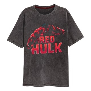 Red Hulk Captain America Brave New World Charcoal Tee