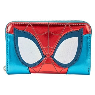 Spider-Man Shine Zip Around Loungefly Wallet