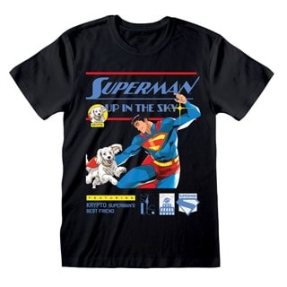 Up In The Sky Superman Black Tee