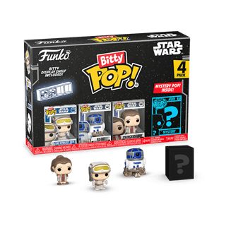 Luke Skywalker Star Wars Empire Strikes Back Funko Pop Bitty 4 Pack