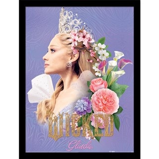 Glinda Flowers Wicked For Good 30cm x 40cm Framed Print