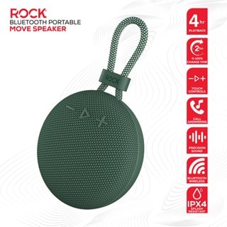 Rock Move Green Bluetooth Speaker