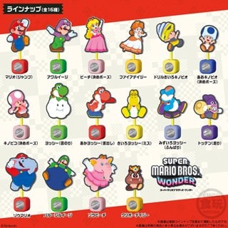 Super Mario Bros Wonder Panel Clip Stand Shokugan Candy Blind Bag