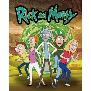 Portal Rick And Morty 40cm x 50cm Canvas Print