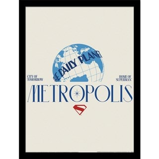 Metropolis Superman Framed 30cm x 40cm Print