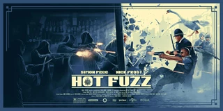 Hot Fuzz Juan Ramos 45cm x 90cm Fine Art Print