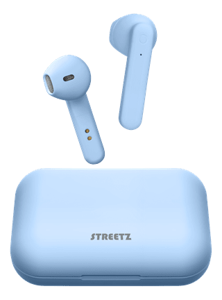Streetz TWS-107 Light Blue True Wireless Bluetooth Earphones
