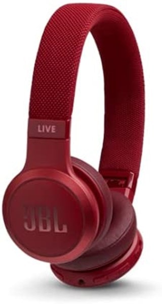 JBL Live 400 Red Bluetooth Headphones