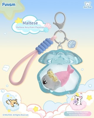 Funism Maltese Shell Keychain