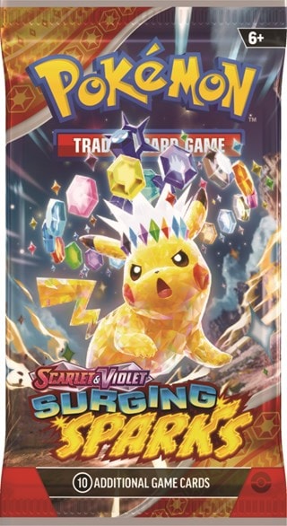 Scarlet & Violet 8 Surging Sparks Booster Pack Pokemon Trading Cards