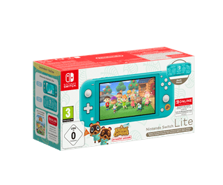 Nintendo Switch Lite Animal Crossing - Timmy & Tommy Edition + 12 Months NSO