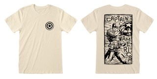 Captain America Natural Tee