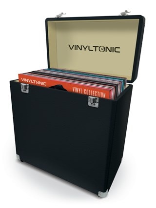 Vinyl Tonic Black PU Leather LP Case