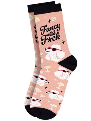 Fancy As F*ck Twisted Soles Size 3-7 Socks