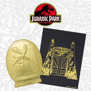 Jurassic Park: 24K Gold Plated Pin Badge