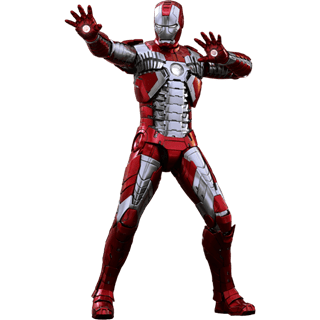 1:6 Iron Man Mark V - Mms Diecast Hot Toys Figurine