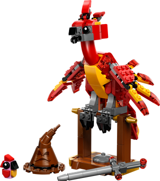 Fawkes Dumbledore's Phoenix Harry Potter LEGO