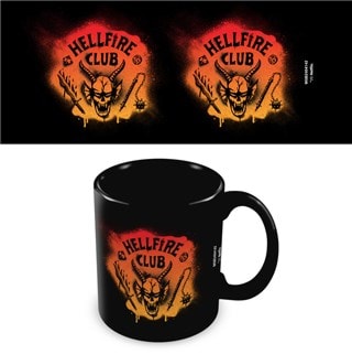 Hellfire Club Stranger Things 5 Black Mug