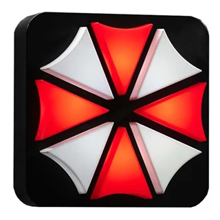 Umbrella Corporation Resident Evil 3D Lamp