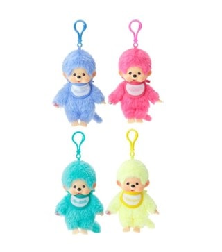 Monchhichi Lacie Satin Bib Plush Keychain Assortment