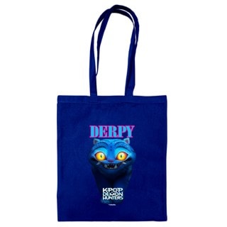 Derpy K-Pop Demon Hunters Navy Tote Bag