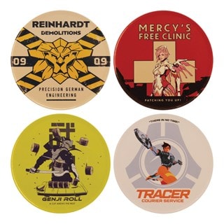 Overwatch Set Of 4 Coasters