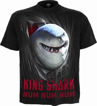 Suicide Squad 2021: King Shark: Num Num Num: Black Tee