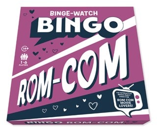 Rom-Coms Binge-Watch Bingo Board Game