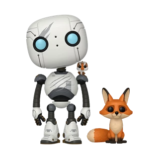 Roz With Brightbill & Fink Wild Robot Funko Pop Vinyl & Buddy