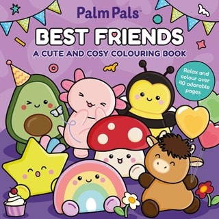 Palm Pals Best Friends: A Cute And Cosy Colouring Book Paperback