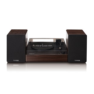 Lenco LS-200WD Wood Turntable & Speakers (hmv exclusive)