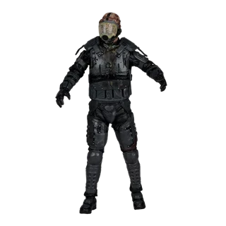 Gas Mask Zombie The Walking Dead McFarlane Figurine