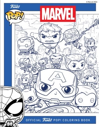 Marvel Official Avengers Funko Pop Colouring Book