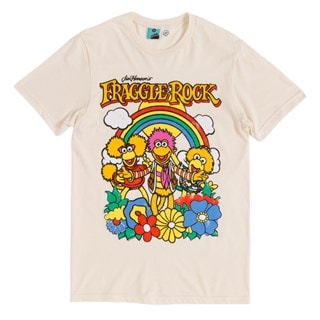 Fraggle Rock Rainbow Ecru Tee