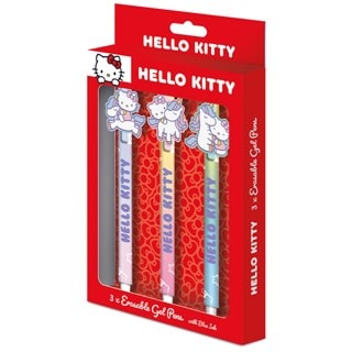 Hello Kitty Unicorns Erasable Gel Pen 3 Pack