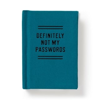 Definitely Not My Passwords Notebook