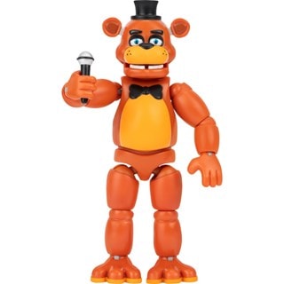 Classic Freddy Five Nights At Freddy's Glow Eyes & Jumpscare Action Figure