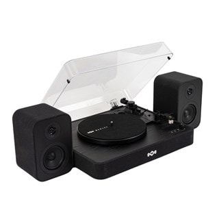 House of Marley Revolution Black Bluetooth Turntable & Speakers