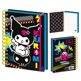 Kuromi Punk Vibes Sanrio A5 Wiro Notebook