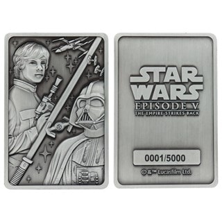 Luke And Darth Vader Star Wars Episode V Empire Strikes Back Collectible Ingot