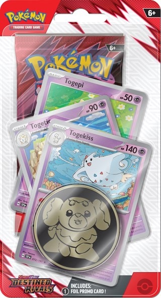 Scarlet & Violet 10 Destined Rivals Premium Checklane Pokemon Trading Cards Assortment