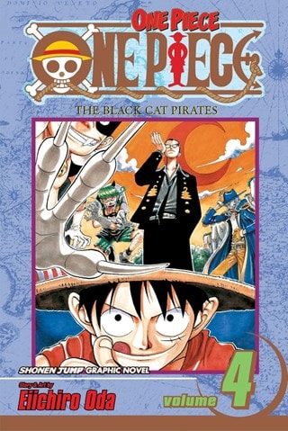One Piece Vol. 4: The Black Cat Pirates By Eiichiro Oda
