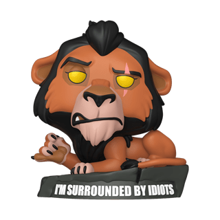 Scar Surrounded By Idiot 1801 The Lion King Funko Pop Vinyl Meme
