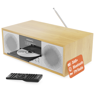 Majority Dab500 Oak Bluetooth Cd Player With Dab/Fm Radio