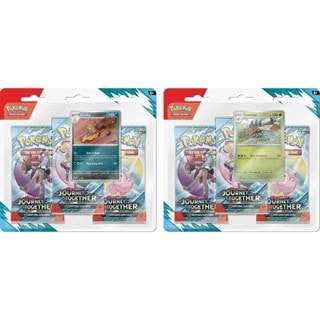 Pokémon Scarlet & Violet 9 Journey Together 3 Pack Trading Cards Assortment