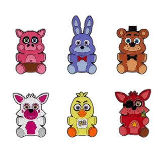 Five Nights At Freddys Character FNAF Loungefly Blind Box Enamel Pin