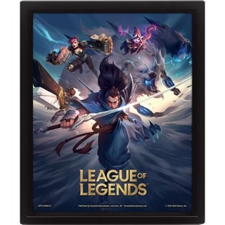 League Of Legends 3D Lenticular Framed Print