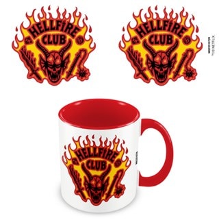 Hellfire Club Stranger Things 5 Red Coloured Inner Mug